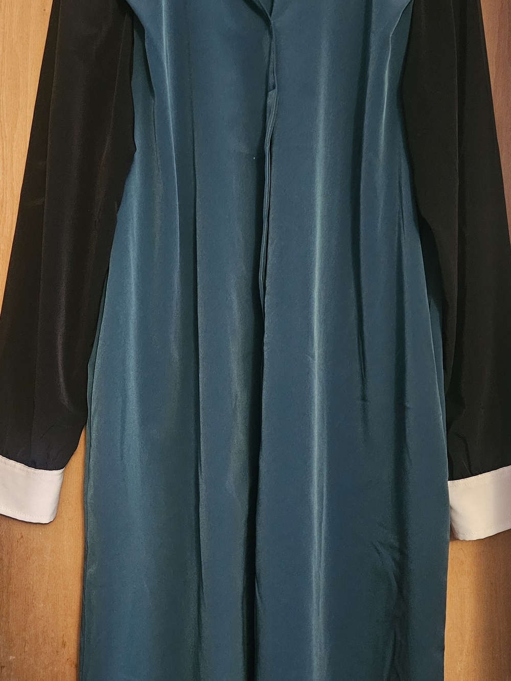 Karl Lagerfeld Color Block  Long-Sleeve  Dress